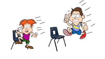 The chair game - two boys final